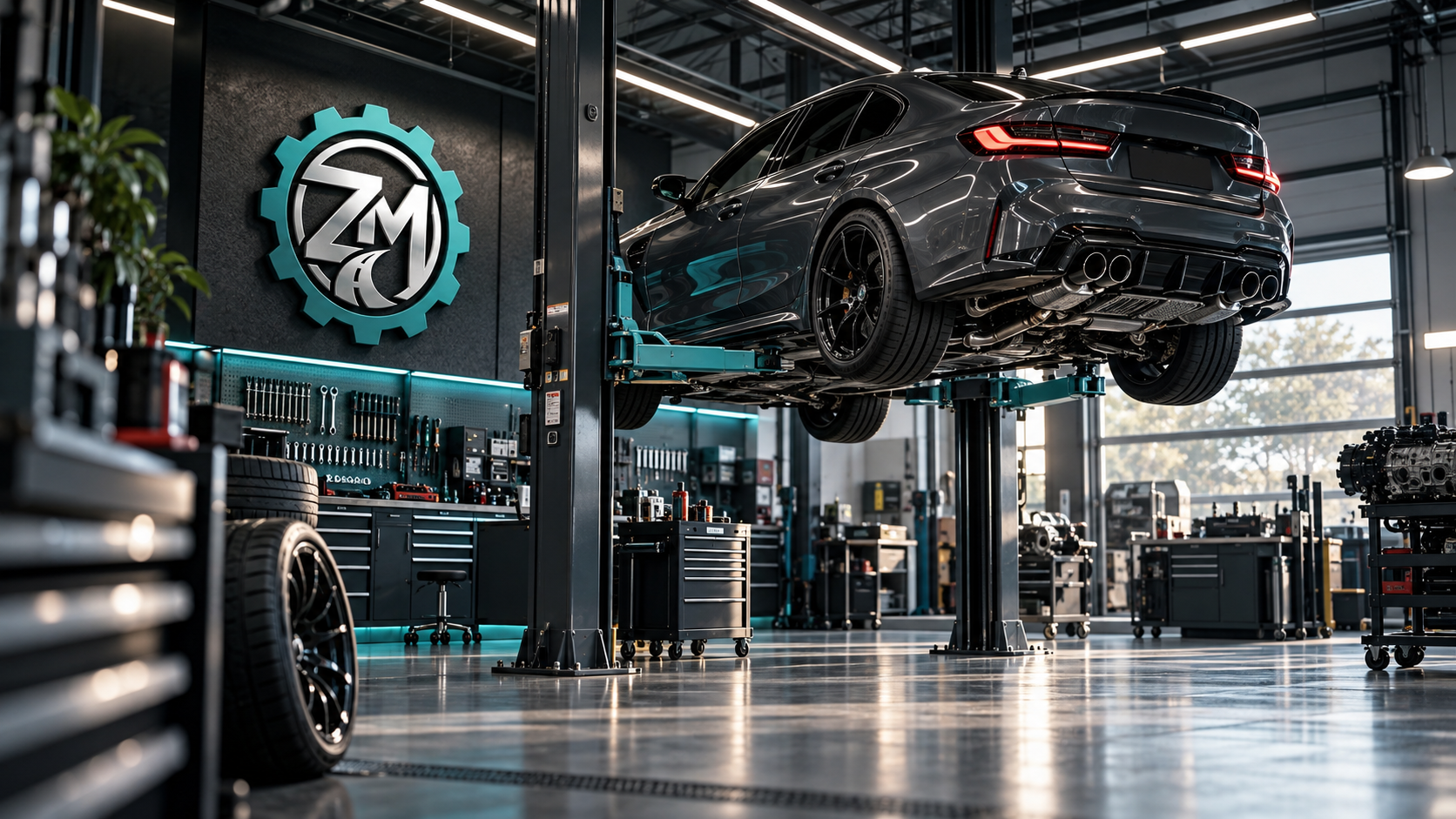 Kenderaan di bengkel ZEN Motorworks